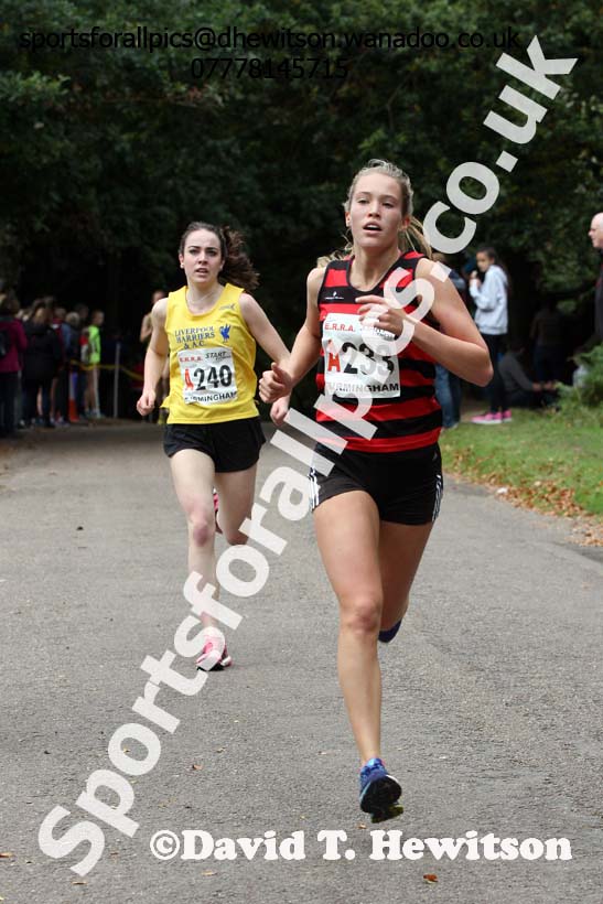 Womens under-17s ERRA Road Relays, Sutton Coldifield, Birmingham. Photo: David T. Hewitson/Sports for All Pics